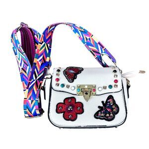 Candy Couture USA Embroidered Studded y2k Crossbody Bag